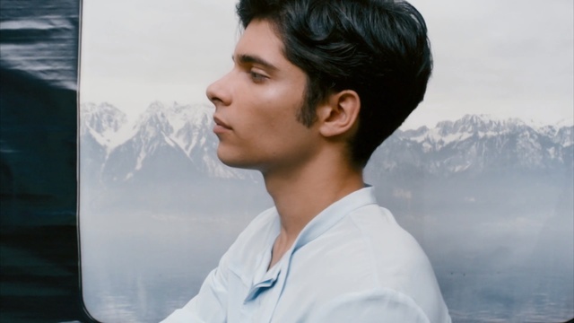 Video Reference: water, black hair, neck, jaw, sky, Person