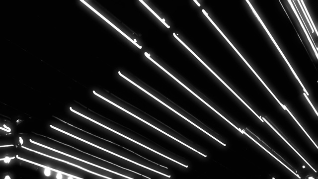 Video Reference: Black, Light, Black-and-white, Line, Lighting, Monochrome, Monochrome photography, Metal, Architecture, Neon