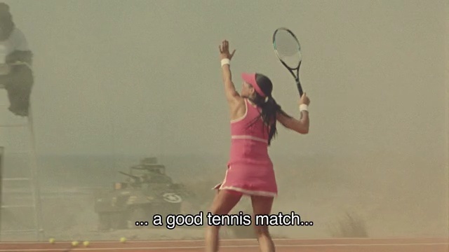 Video Reference: racquet sport, tennis, rackets, racket, girl, sports, ball game, competition event