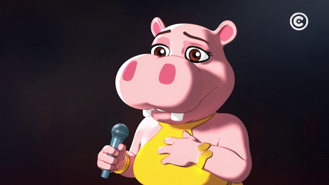 Video Reference: Cartoon, Animated cartoon, Pink, Suidae, Domestic pig, Animation, Snout, Illustration, Livestock, Toy