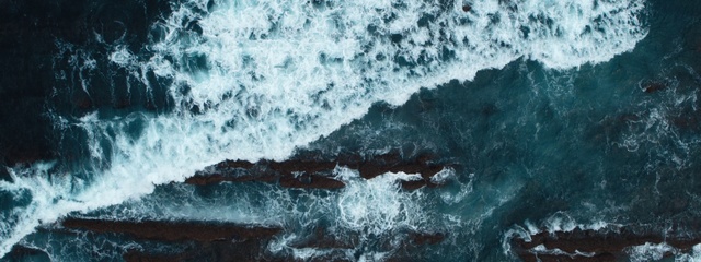 Video Reference: Water, Blue, Wave, Sea, Rock, Wind wave, Photography, Geological phenomenon, Ocean, Space
