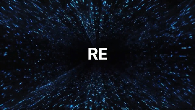Video Reference: Blue, Text, Light, Font, Electric blue, Darkness, Atmosphere, Space, Sky, Graphics