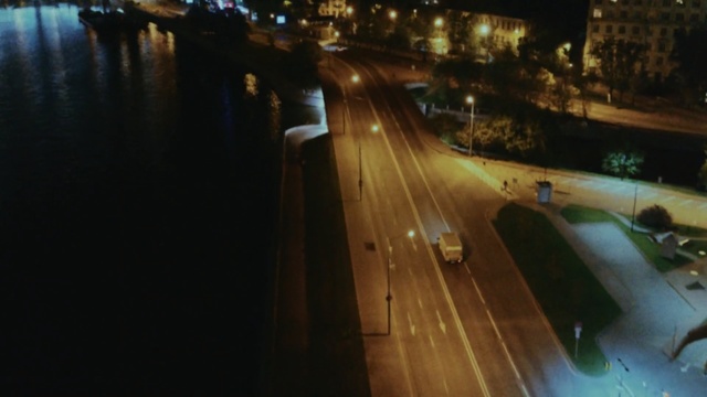 Video Reference: Night, Light, Lighting, Water, Street light, Tree, Infrastructure, Road, Automotive lighting, City