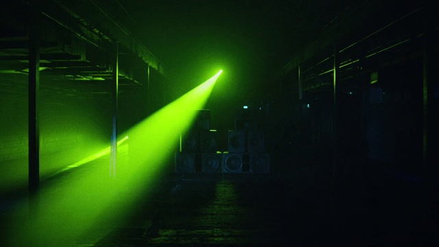 Video Reference: Green, Light, Lighting, Laser, Lens flare, Technology, Night, Visual effect lighting, Darkness, Photography