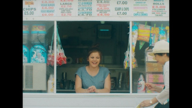 Video Reference: blue, green, photograph, day, snapshot, fun, girl, product, smile, leisure, Person