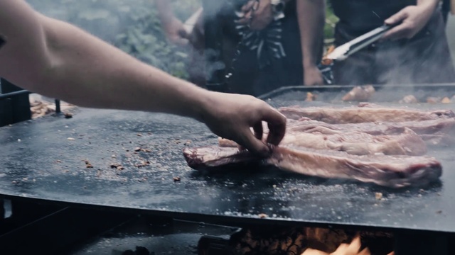 Video Reference: Food, Flesh, Cuisine, Meat, Grilling, Barbecue, Churrasco food, Dish, Cooking, Barbecue grill
