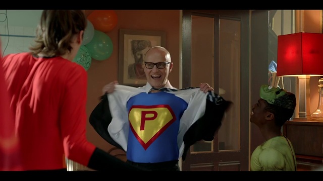 Video Reference: Superman, Superhero, Fictional character, Hero, Justice league, Fun, Mouth, Smile, Costume