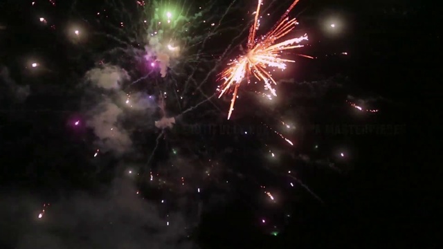 Video Reference: Fireworks, Nature, Midnight, Darkness, New Years Day, New year, Holiday, Fête, Diwali, Sky
