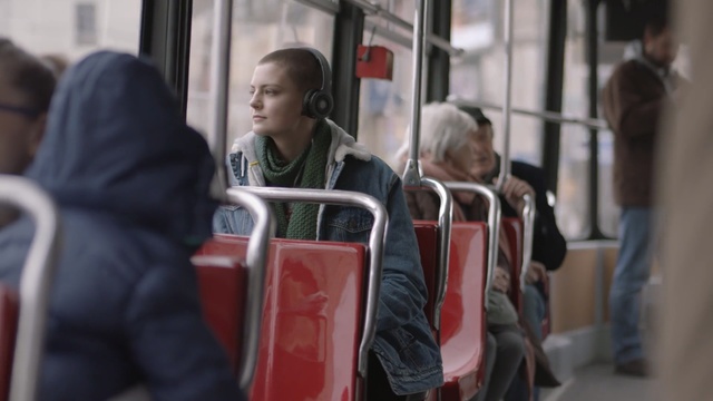 Video Reference: Passenger, Transport, Public transport, Mode of transport, Urban area, Human, Travel, Metro, Street, Sitting, Person