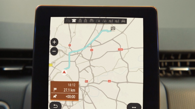 Video Reference: Automotive navigation system, Gps navigation device, Electronics, Electronic device, Technology, Ipad, Map, Screen, Gadget, Multimedia