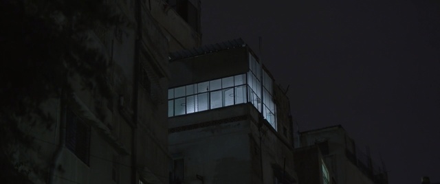 Video Reference: sky, darkness, night, architecture, building, atmosphere, house, facade, metropolis, screenshot