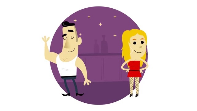 Video Reference: cartoon, drawing, art, Person