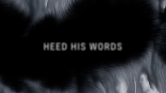 Video Reference: Black, Hair, White, Text, Darkness, Eye, Close-up, Eyelash, Font, Organ