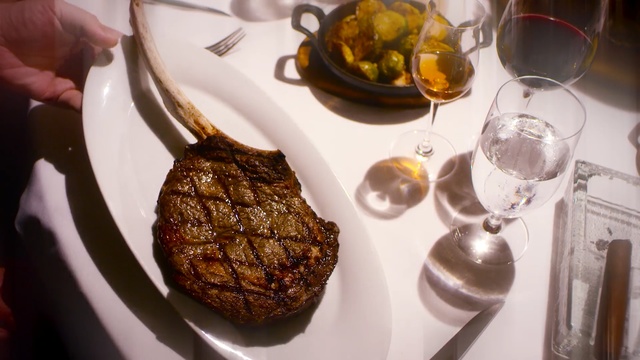 Video Reference: food, dish, meat, steak, animal source foods, brunch, cuisine