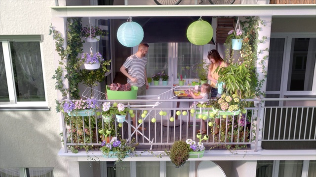 Video Reference: Product, Violet, Property, Balcony, Porch, Room, Home, House, Plant, Building