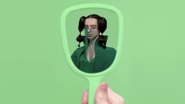 Video Reference: Green, Cartoon, Illustration, Selfie, Finger, Black hair, Long hair, Facial hair, Fictional character, Thumb