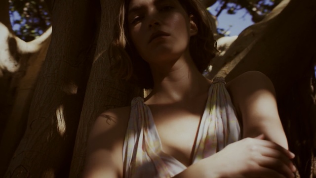 Video Reference: girl, black hair, long hair, brown hair, model, computer wallpaper