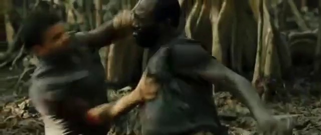 Video Reference: Human, Movie, Muscle, Adaptation, Fictional character, Jungle, Action film, Combat, Scene