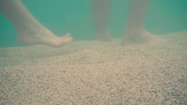 Video Reference: Underwater, Sand, Aqua, Sky, Water, Leg, Sea, Cloud, Foot, Rays and skates