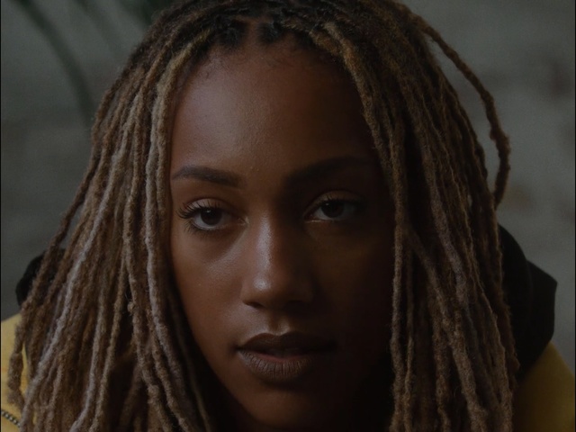 Video Reference: hair, dreadlocks, hairstyle, beauty, girl, black hair, forehead, long hair, portrait photography, brown hair, Person