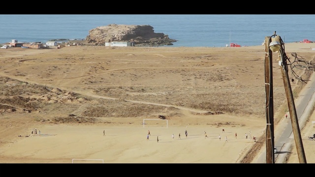 Video Reference: sand, sky, coast, sea, beach, aeolian landform, ecoregion, landscape, dune, Person