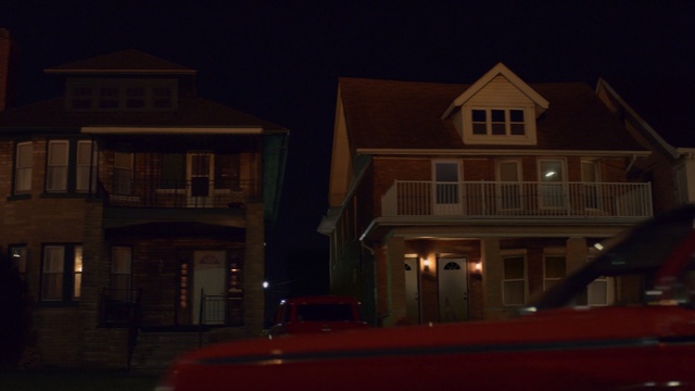 Video Reference: Home, Night, House, Light, Lighting, Property, Residential area, Evening, Darkness, Midnight