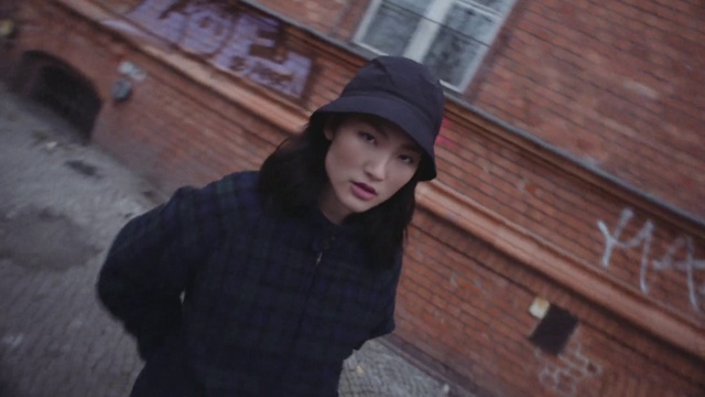 Video Reference: Beanie, Headgear, Cap, Wood, Smile, Photography, Winter, Neck, Fashion accessory, Snow