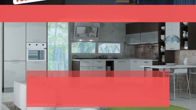 Video Reference: countertop, kitchen, architecture, interior design, product, angle, Person