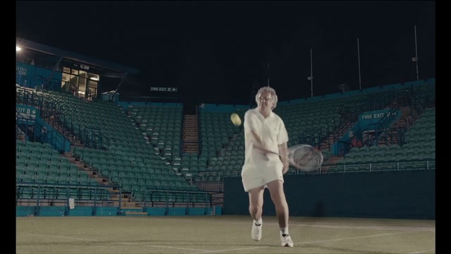 Video Reference: Sport venue, Tennis, Soft tennis, Tennis court, Racquet sport, Lady, Snapshot, Arena, Stadium, Fun, Person