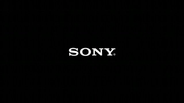 Video Reference: logo, sony, black background, brand, text, minimal, centered, screen