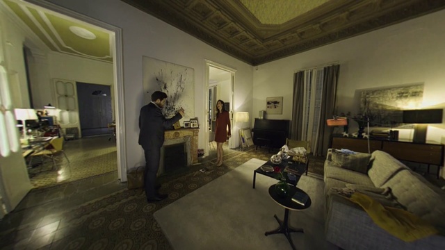 Video Reference: Room, Property, Interior design, Building, House, Ceiling, Furniture, Living room, Architecture, Tourist attraction