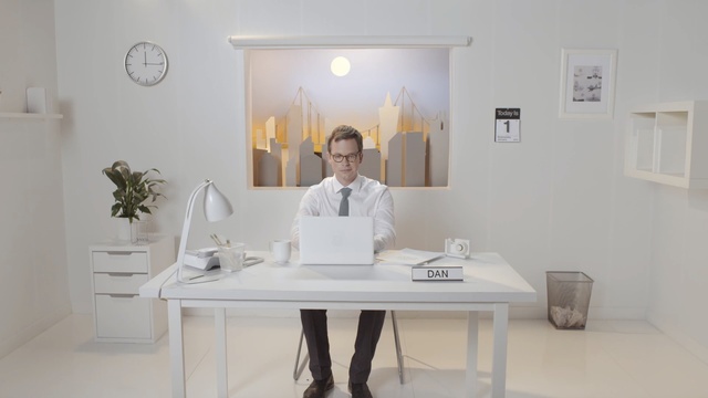 Video Reference: furniture, room, table, interior design, clinic, hospital, health care, service, desk, floor, Person