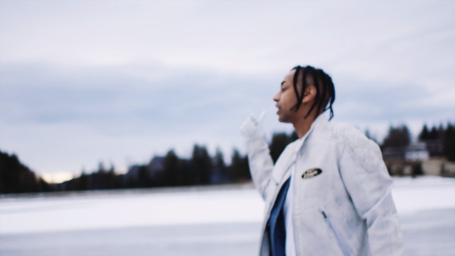 Video Reference: White, White coat, Sky, Uniform, Human, Winter, Photography, Tree, Snow, Vacation