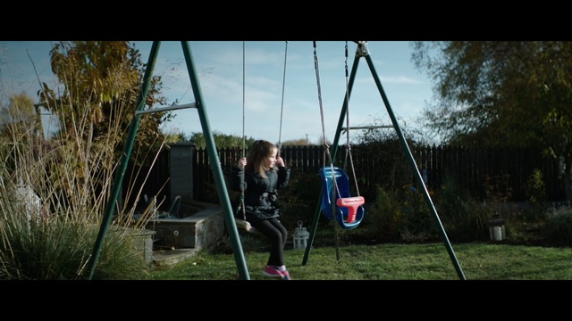 Video Reference: swing, outdoor play equipment, nature, sky, grass, tree, public space, fun, photography, plant