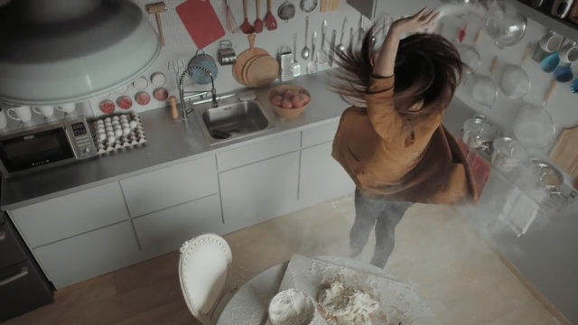 Video Reference: flooring, girl, Person