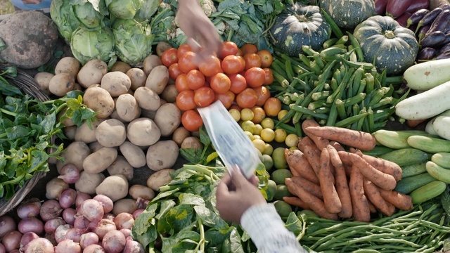 Video Reference: natural foods, produce, vegetable, local food, food, fruit, marketplace, vegetarian food, greengrocer, whole food