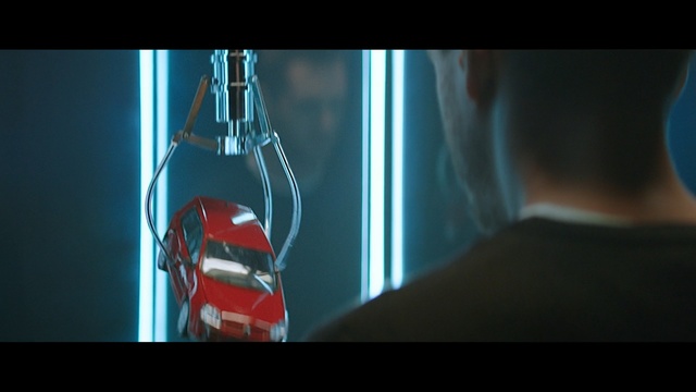 Video Reference: blue, red, darkness, light, hand, computer wallpaper, font, glass, fictional character, screenshot