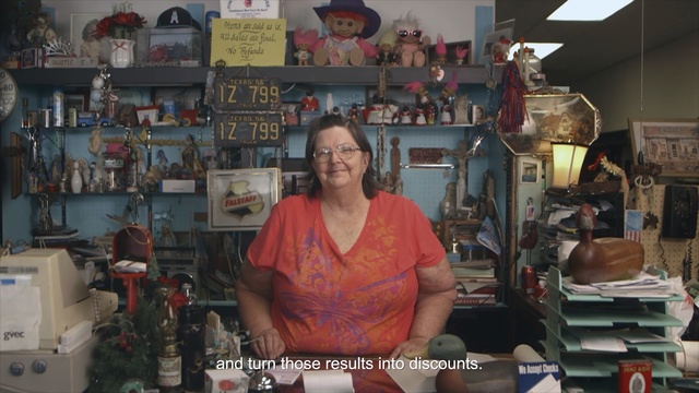 Video Reference: shopkeeper, product, Person