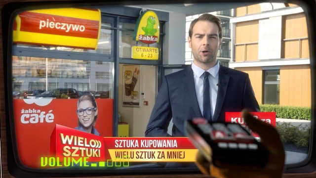 Video Reference: News, Advertising, Display advertising, Fast food, Person