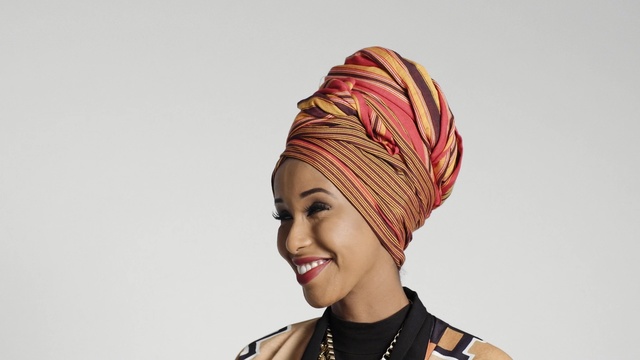 Video Reference: headgear, cap, beanie, hair accessory, turban, Person