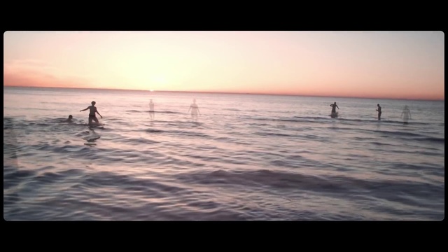 Video Reference: Horizon, Wave, Water, Sea, Sky, Ocean, Wind wave, Stand up paddle surfing, Shore, Beach, Outdoor, Horse, Sunset, People, Pier, Surfing, Man, Walking, Sun, Standing, Riding, Woman, Group, Large, Dog, Holding, Bird, Umbrella, Board, Flying, Playing, Lake, Ship, Sunrise, Landscape, Boat, Text, Nature, Watercraft, Seascape