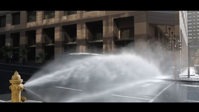 Video Reference: Water, Fountain, Architecture, Water feature, Photography, Smoke