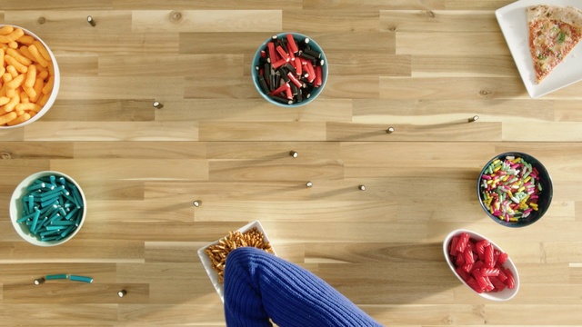 Video Reference: Wood, Hardwood, Games, Floor, Furniture, Play, Table, Wood stain, Recreation, Flooring, Person