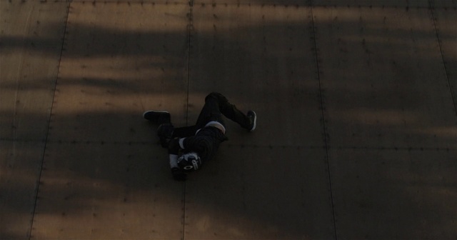 Video Reference: Black, Footwear, Shadow, Floor, Photography, Flooring, Darkness, Space, Shoe, Hardwood