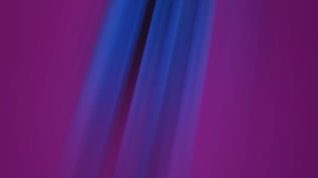 Video Reference: Blue, Violet, Purple, Pink, Magenta, Red, Light, Electric blue, Lilac, Cobalt blue, Woman, Holding, Curtain, Screen, Large, White, Room, Sign, Game, Colorfulness, Abstract, Lavender