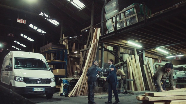 Video Reference: Vehicle, Car, Transport, Mode of transport, Commercial vehicle, Van, Minivan, Truck, Machine, City