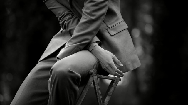 Video Reference: Black, Black-and-white, Hand, Monochrome photography, Monochrome, Photography, Human body, Gentleman, Suit, Style
