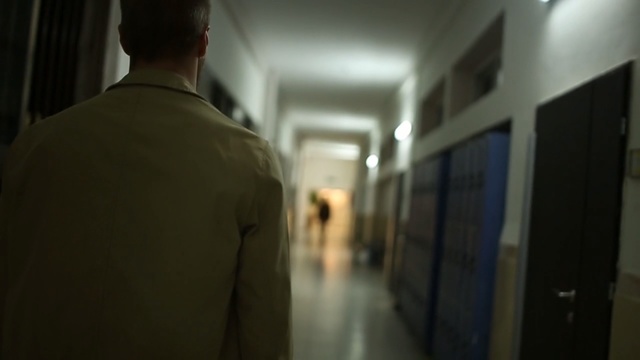 Video Reference: Standing, Suit, Room, Architecture, Photography, Gentleman, Darkness, Space, Hall, Door