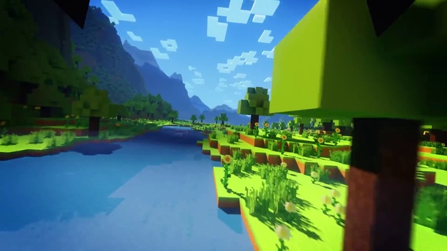 Video Reference: Natural landscape, Biome, Animation, Video game software, Adventure game, Software, Screenshot, Minecraft, Reflection, Games