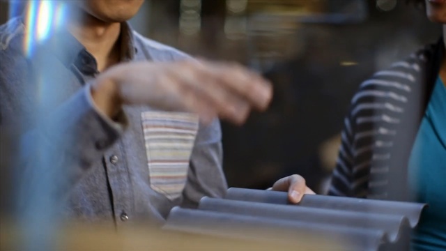 Video Reference: blue, hand, arm, girl, Person